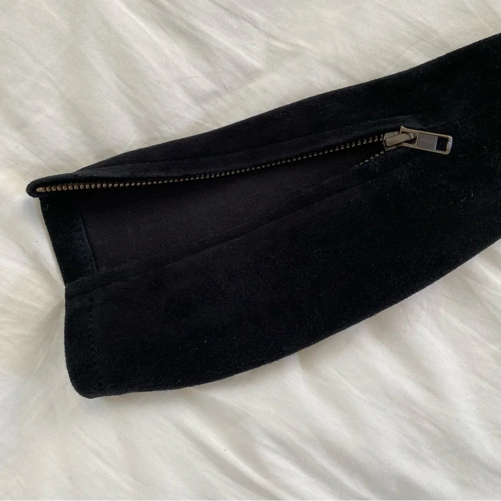 CURRENT/ELLIOTT The Silverlake Zip Suede Skinny Jeans Size 24 LIKE NEW - Picture 10 of 10